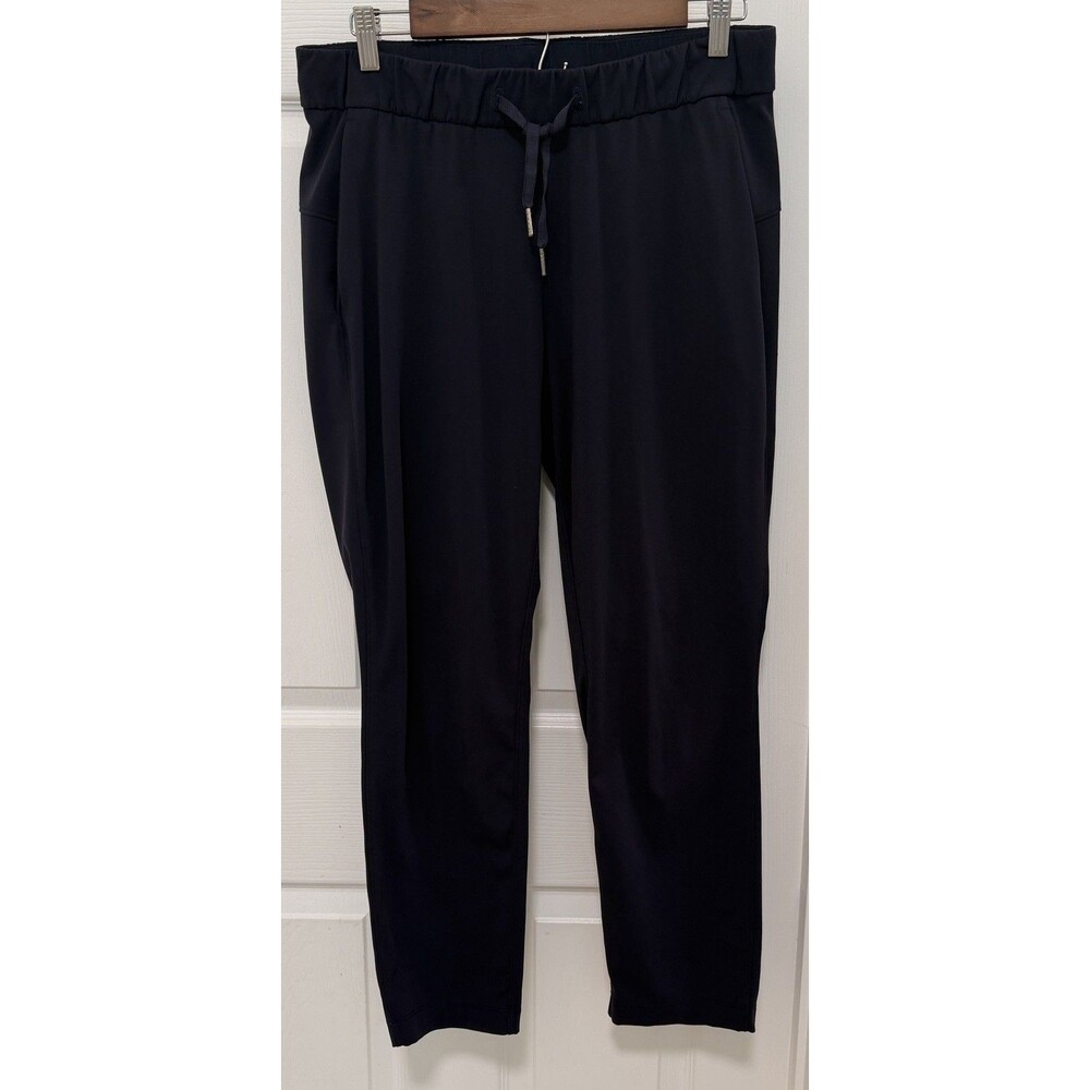 lululemon On the Fly Navy Blue Straight Leg Pants Women Size 8